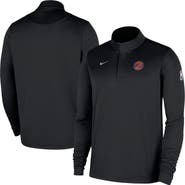Nike Men's Nike Black New York Knicks 2025/26 Authentic Coaches Quarter-Zip Pullover Jacket