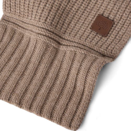 Mulberry Chunky Ribbed Scarf In Brown