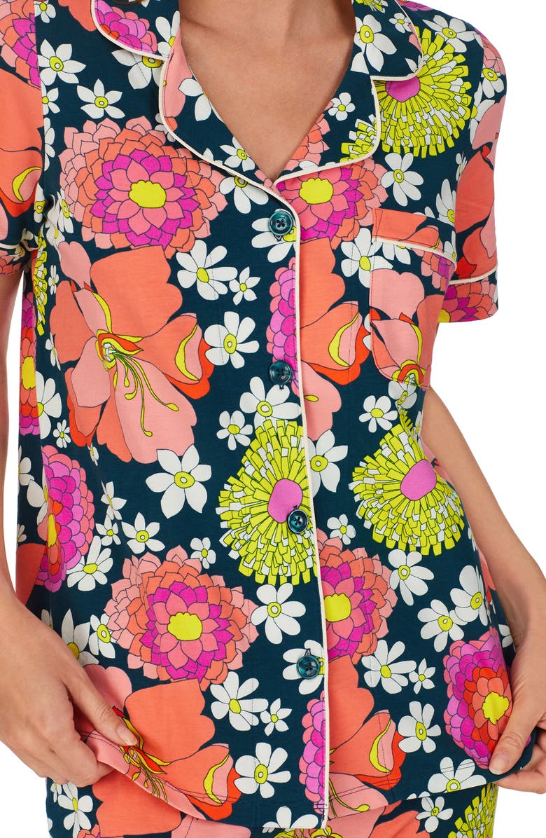 BedHead Pajamas x Trina Turk Print Crop Pajamas, Alternate, color,