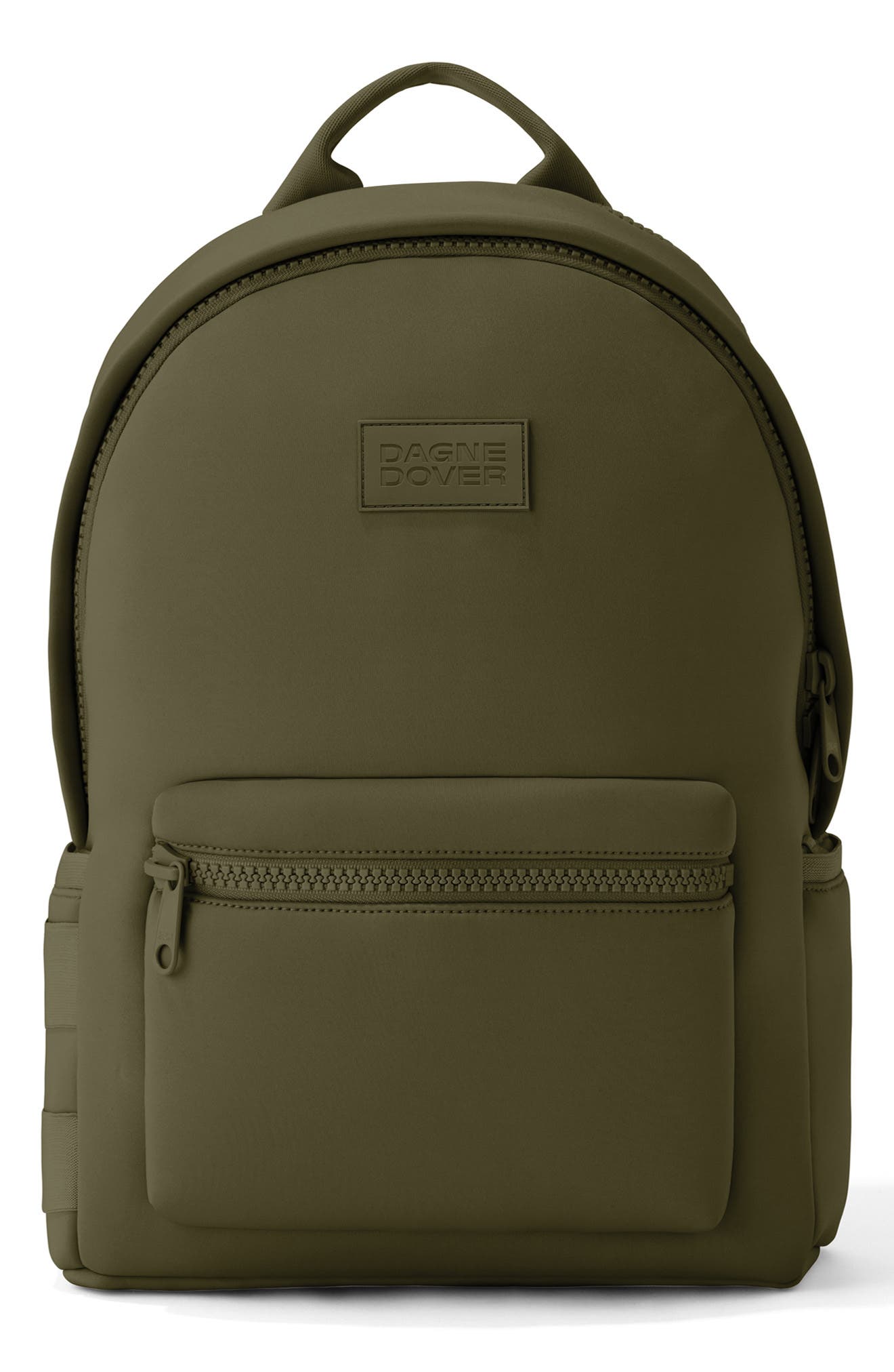 Dakota Large Neoprene Backpack, Main, color, DARK MOSS