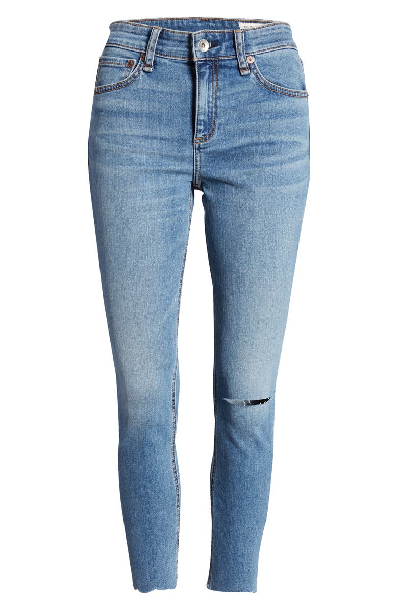 rag & bone Cate Ankle Skinny Jeans, Alternate, color, Peonywho