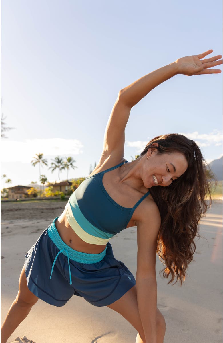 Nani Colorblock Bra, Alternate, color, Juniper