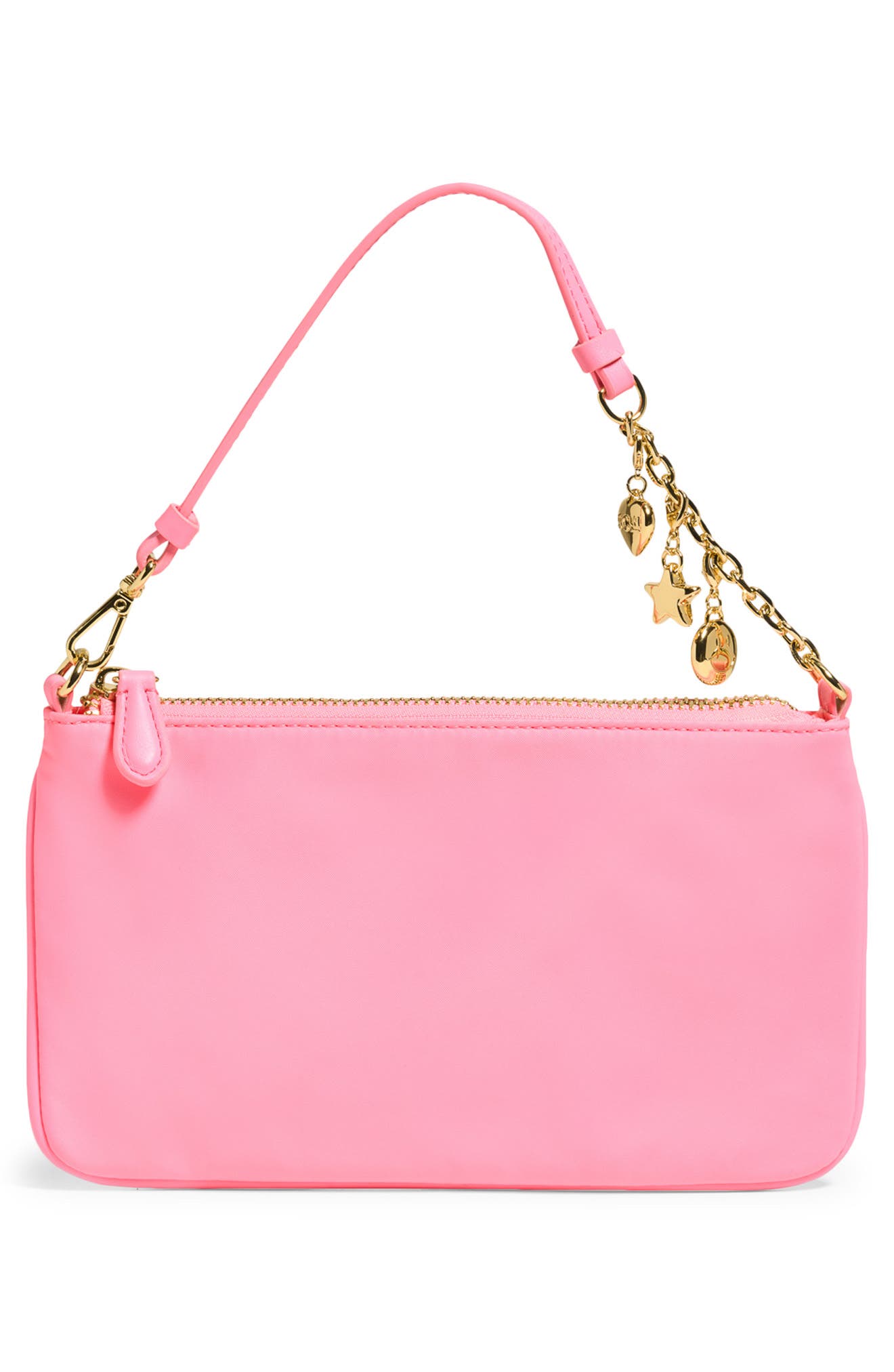 Flat Wristlet Crossbody, Alternate, color, PINK