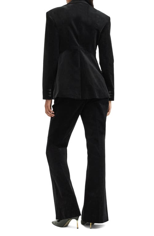 Allsaints Sevenh Corduroy Flare Pants In Black