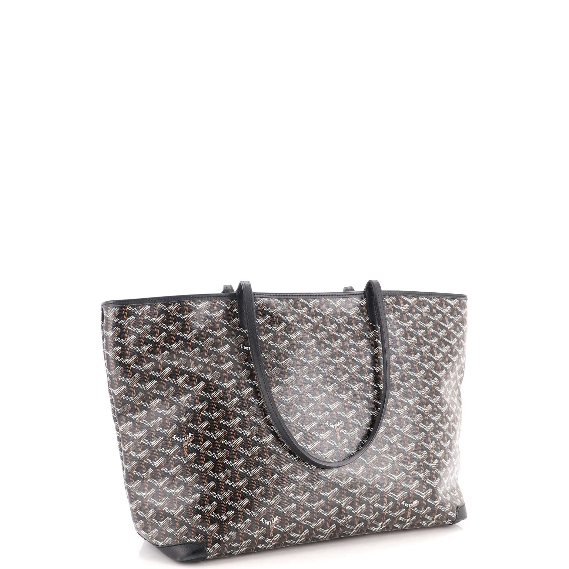 Artois Tote Coated Canvas MM, Alternate, color, Black