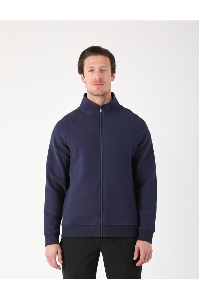 Scuba Knit Full Zip, Main, color, Navy