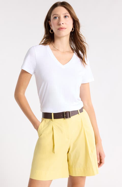 V-Neck Cotton T-Shirt