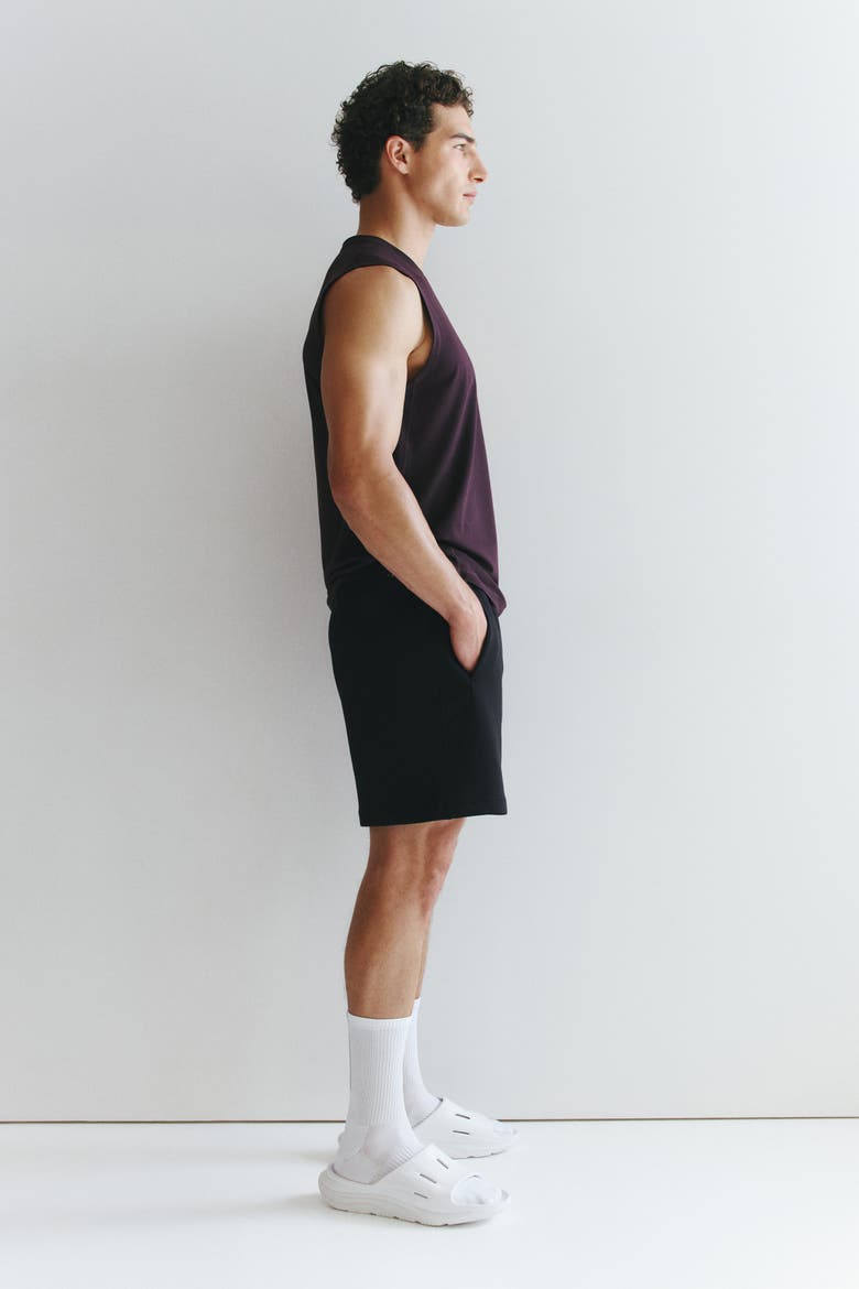 Sports Scuba Knit Shorts With Drymove, Alternate, color, Black