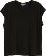 Wit & Wisdom Crochet Cap Sleeve Tee