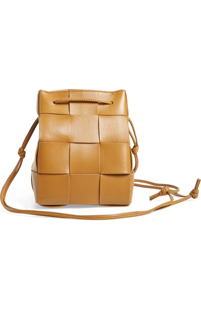 Bottega Veneta Mini Cassette Drawstring Bucket Bag, Alternate, color,
