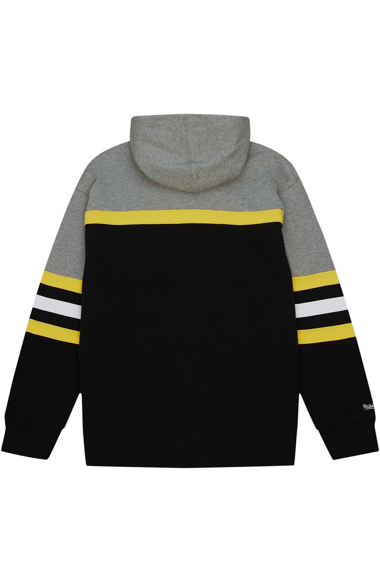 Mitchell & Ness Men's Mitchell & Ness Black Iowa Hawkeyes Head Coach Pullover Hoodie, Alternate, color, Black