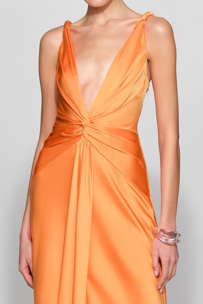 Tatum Gown, Alternate, color, Tangerine