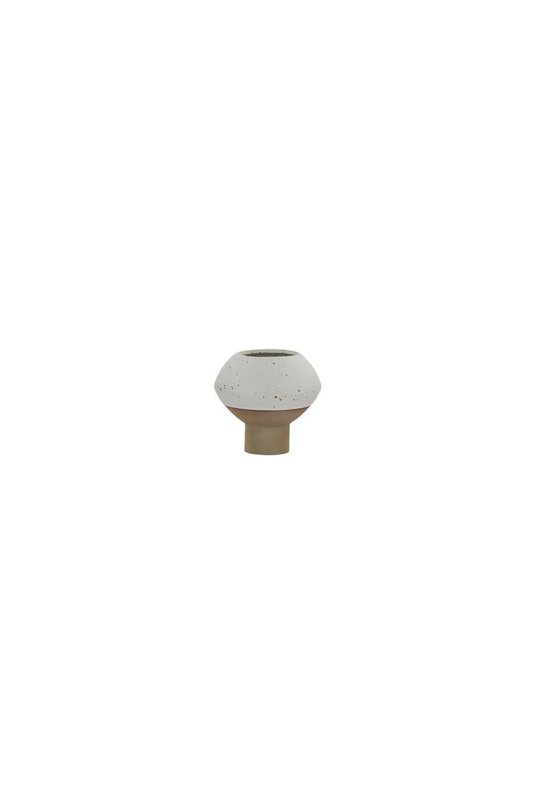 Hagi Mini Vase, Main, color, White / Light Brown