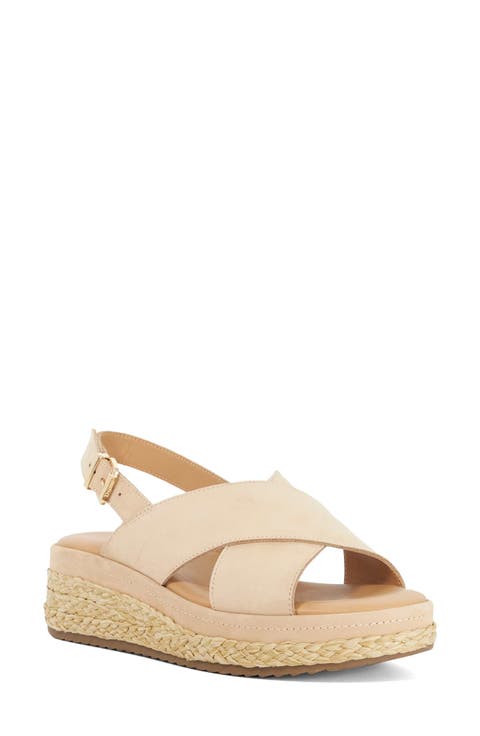 Kiya Slingback Platform Wedge Sandal (Women)
