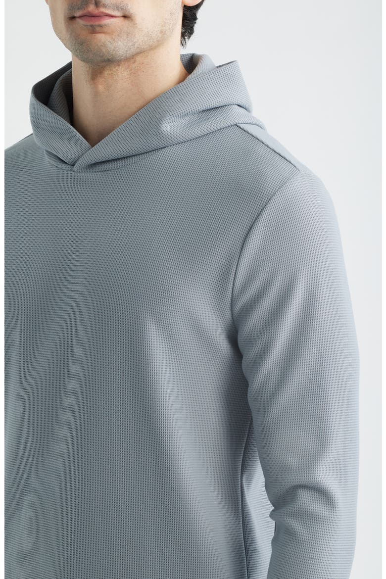 Traverse Waffle Hoodie, Alternate, color, PACIFIC FOG