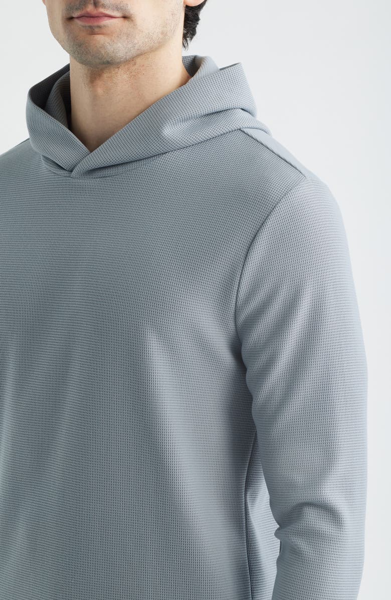Greyson Traverse Waffle Hoodie, Alternate, color, Pacific Fog