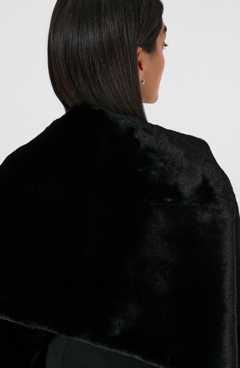 Apparis Aretha Pluche Faux Fur Wrap, Alternate, color, 