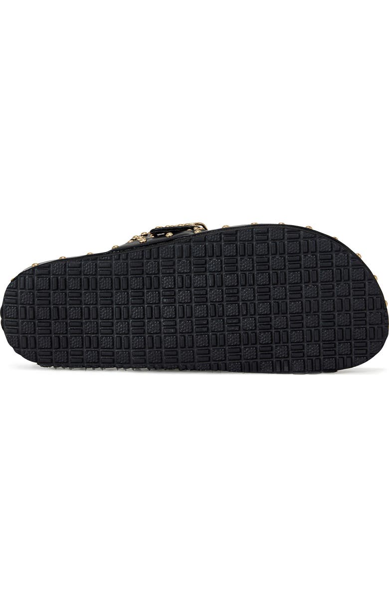 AZALEA WANG Daisychain Studded Sandal, Alternate, color, Black