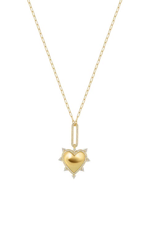 Icon Pavé Diamond Heart Pendant Necklace (Nordstrom Exclusive)