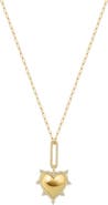 Bony Levy Icon Pavé Diamond Heart Pendant Necklace