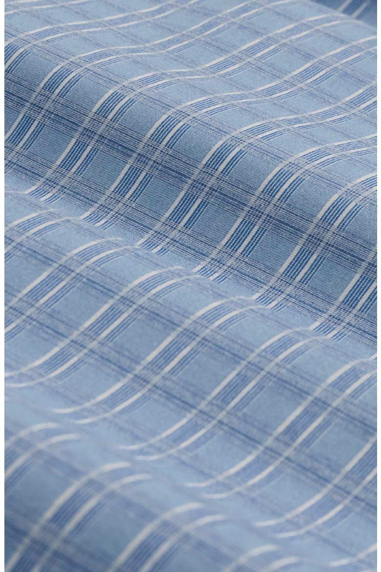 Devon OoohCotton® Grid Button-Up Shirt, Alternate, color, AIR BLUE