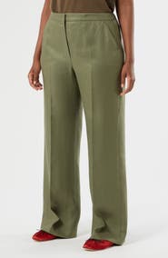 Marina Rinaldi Canapa Linen Wide Leg Pants