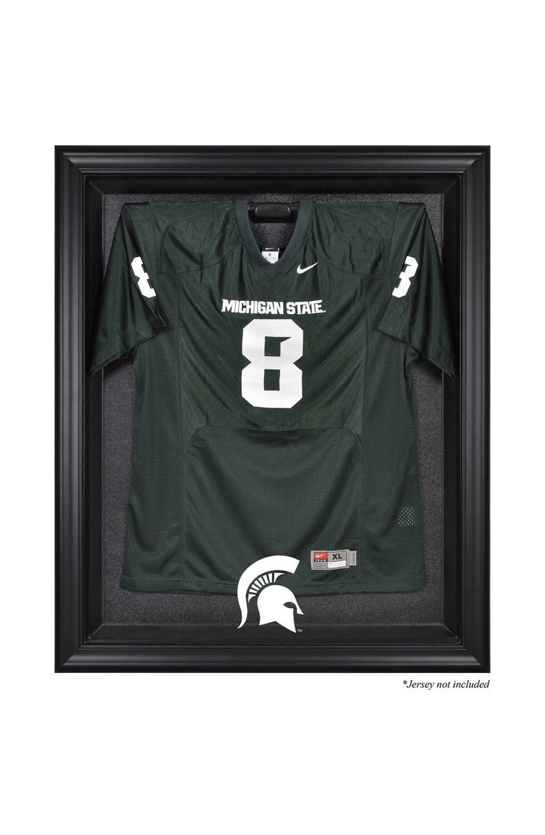 FANATICS AUTHENTIC Michigan State Spartans Black Framed Logo Jersey Display Case, Main, color, 