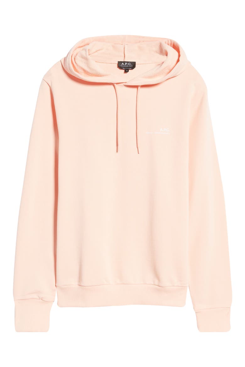 Cotton Hoodie, Alternate, color, WASHED PEACH