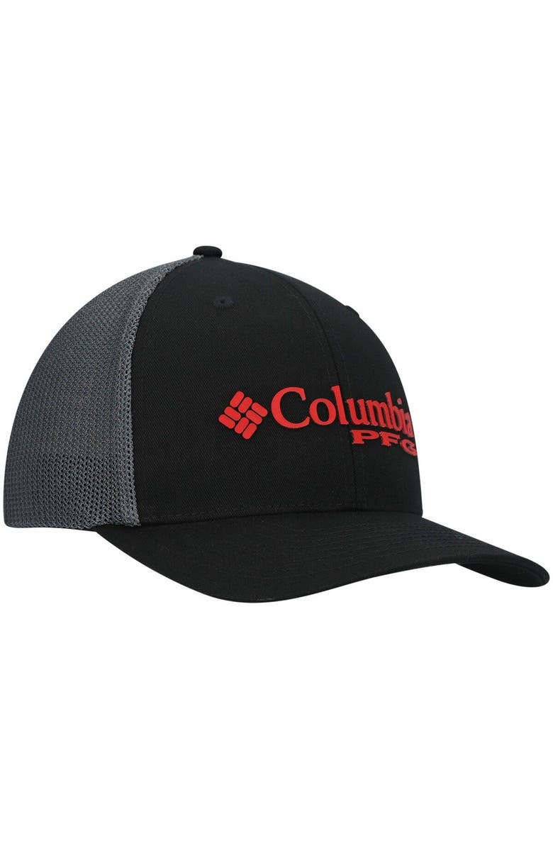Columbia Men's Columbia Black/Gray Georgia Bulldogs PFG Flex Hat, Alternate, color, 