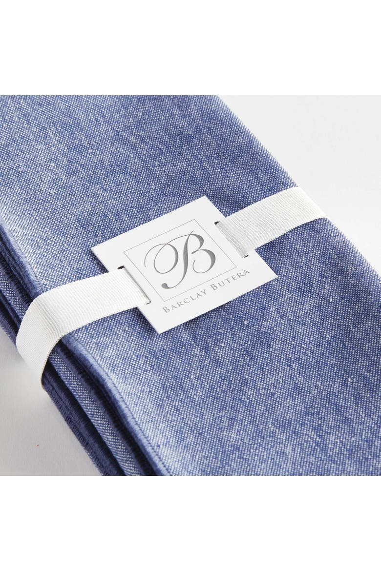 Barclay Butera Miramar Dinner Napkins Set Of 4, Alternate, color, Blue