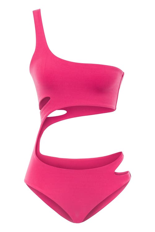 Jendue Ocean Cutout Swimsuit Jakaranda In Red