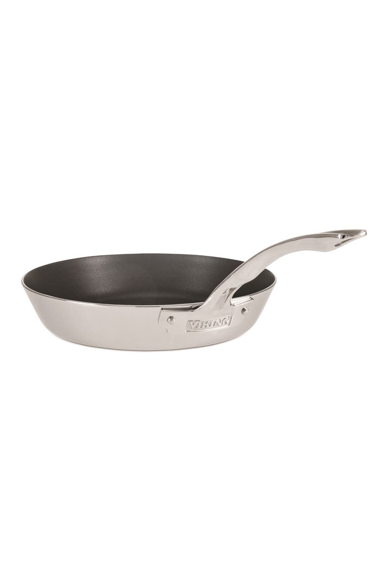 Contemporary 10-Inch Eterna Nonstick Fry Pan, Main, color, STAINLESS STEEL