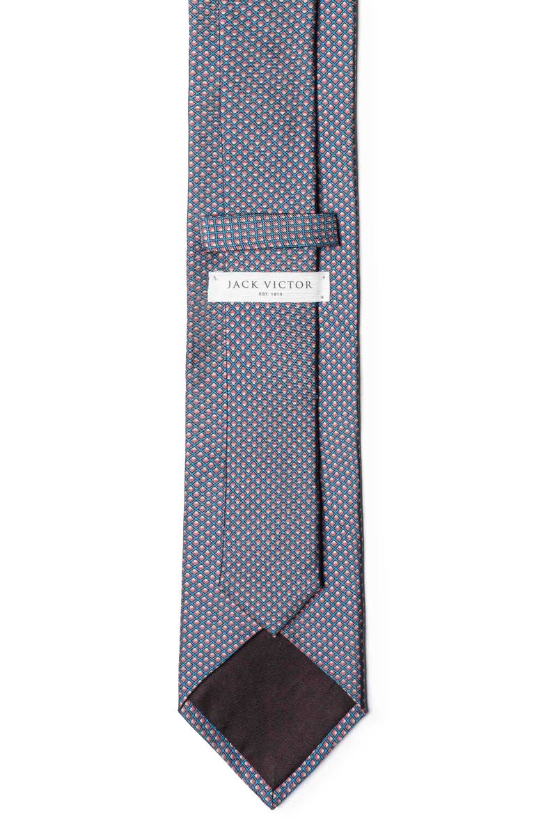 Jack Victor Hawarden Neat Print Silk Tie, Alternate, color,