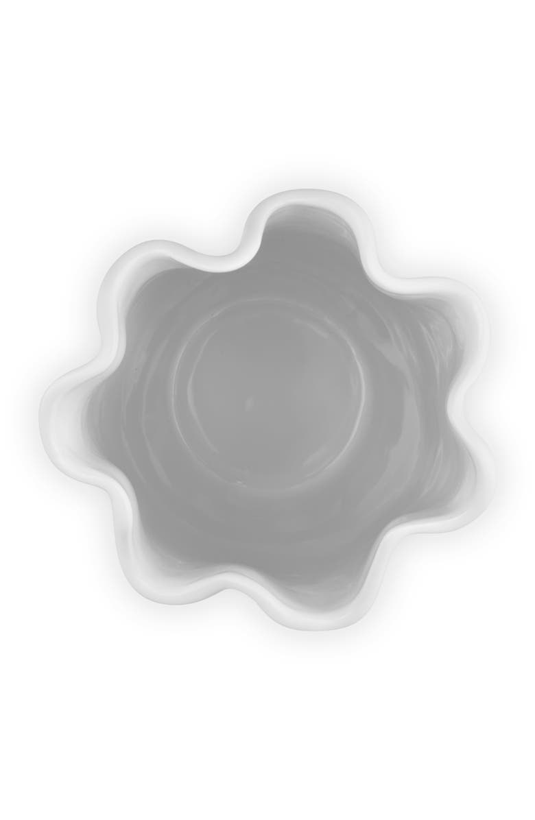 Le Creuset Iris Stoneware Vase, Alternate, color, White