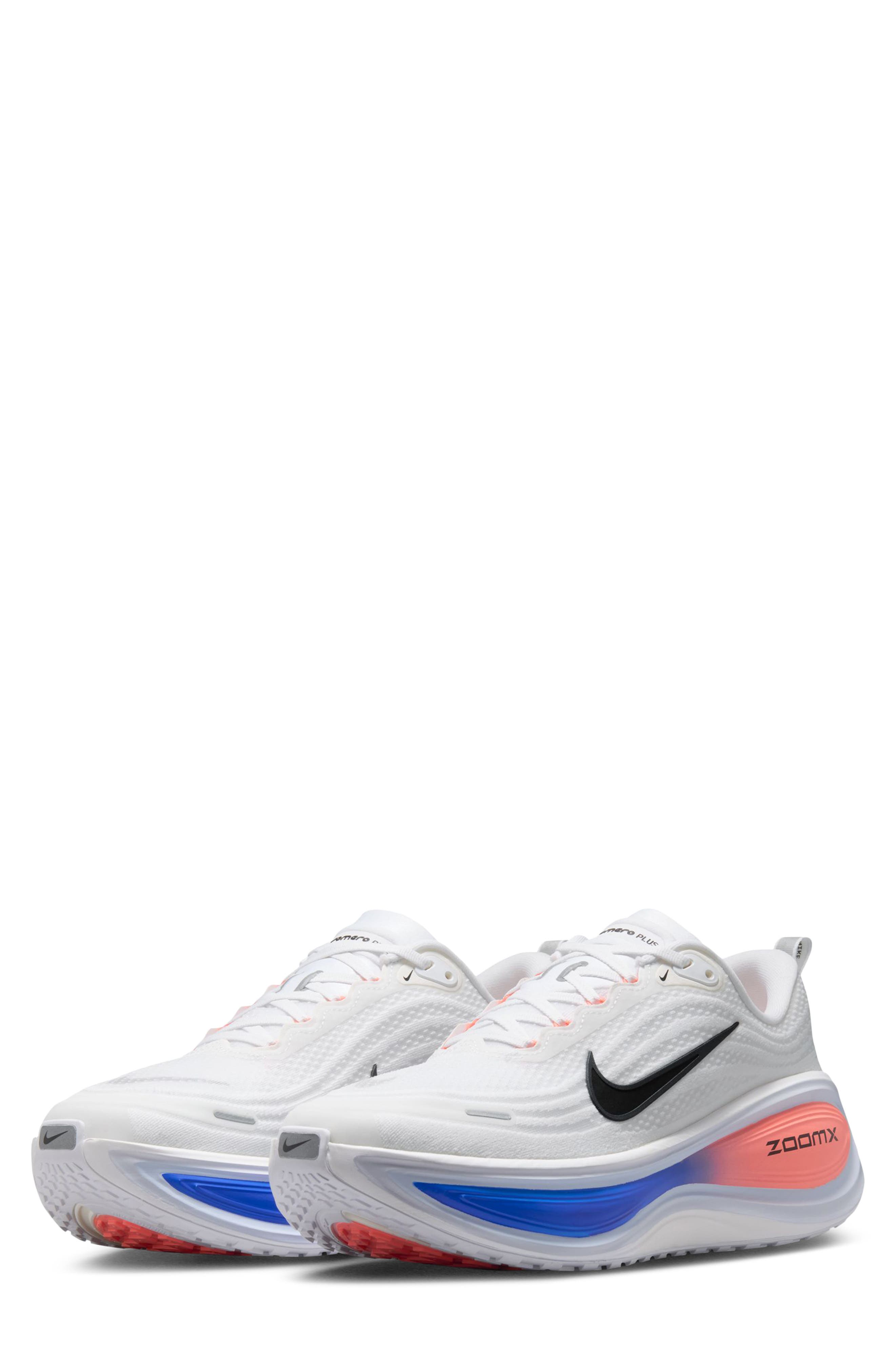 Vomero Plus Running Shoe, Main, color, 108 WHITE/BLACK