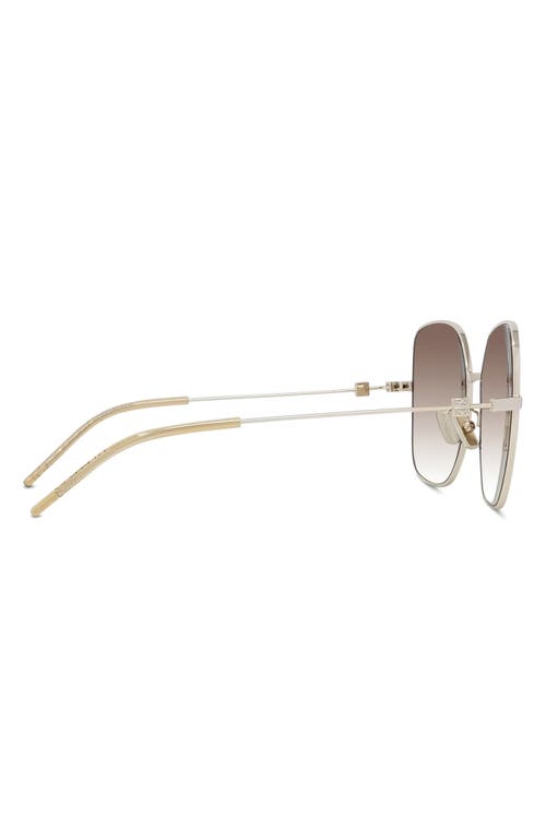 Givenchy Gv Speed Gradient Square Sunglasses In Neutral