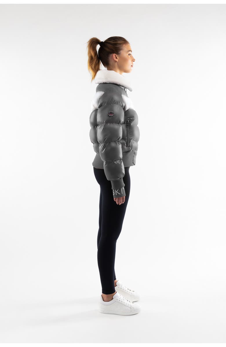 Malibu Ski Club Apres Slick Bomber, Alternate, color, Grey