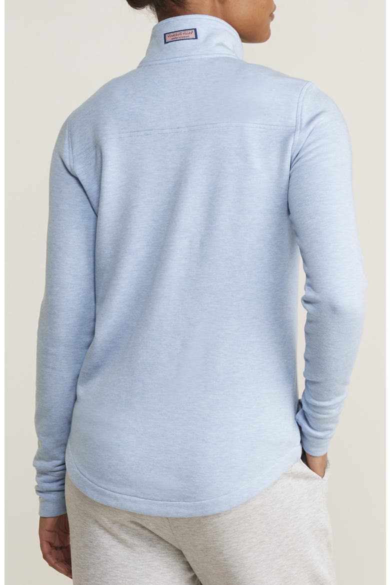 Dreamcloth Relaxed Half Zip Sweatshirt, Alternate, color, JAKE BLUE HEATHER