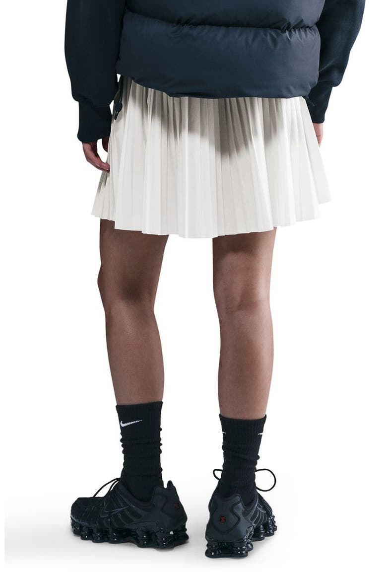 Sportswear Pleated Miniskirt, Alternate, color, SAIL/ BLACK