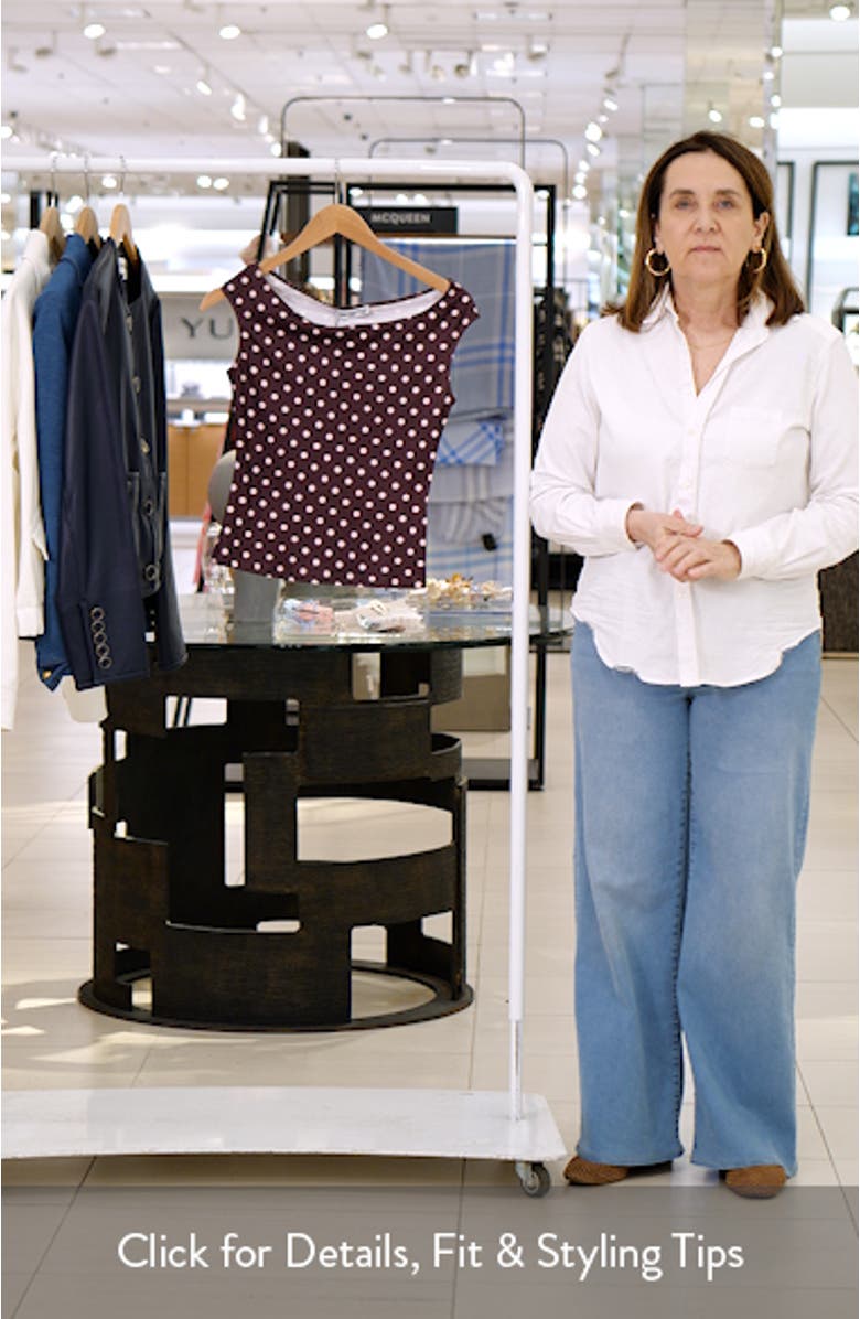 Cheirosa Polka Dot Off the Shoulder Top, sales video thumbnail