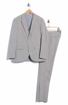 Regular Fit Four-Way Stretch 3-Piece Suit