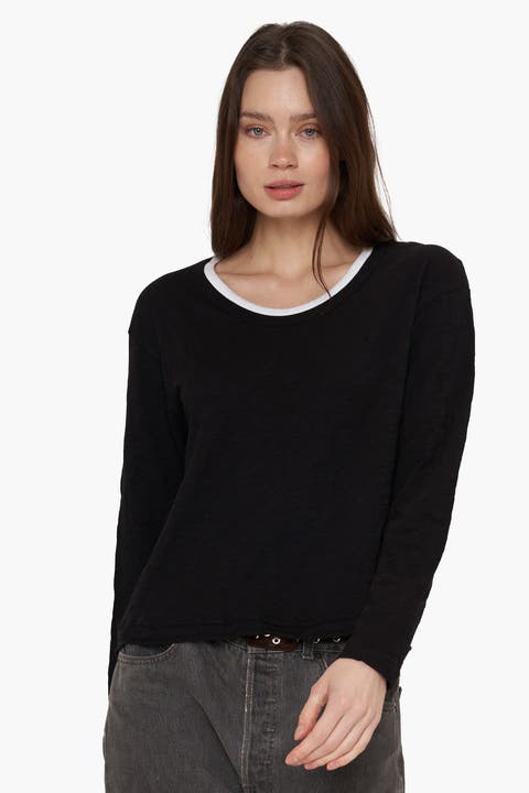 Raw Crew Crop Boxy Long Sleeve