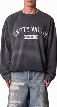 mnml Empty Valley Long Sleeve Cotton Graphic T-Shirt