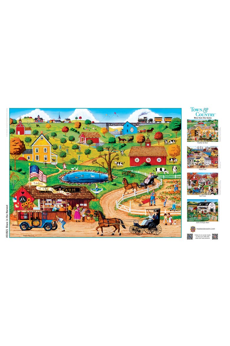 Share in the Harvest 300 Piece Puzzle, Alternate, color, Multicolor