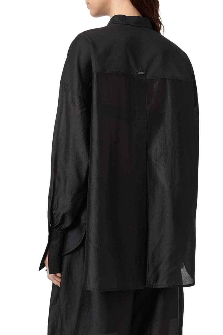 BANU SHIRT, Alternate, color, BLACK