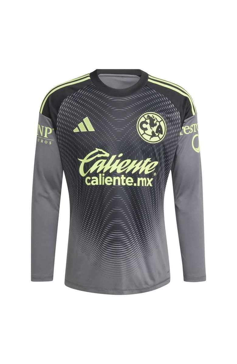 adidas Men's adidas Gray Club America 2025/26 Long Sleeve Goalkeeper Jersey, Alternate, color, Gray