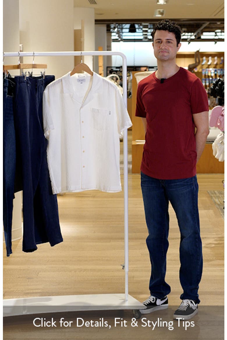 Foster Cotton & Linen Blend Camp Shirt video