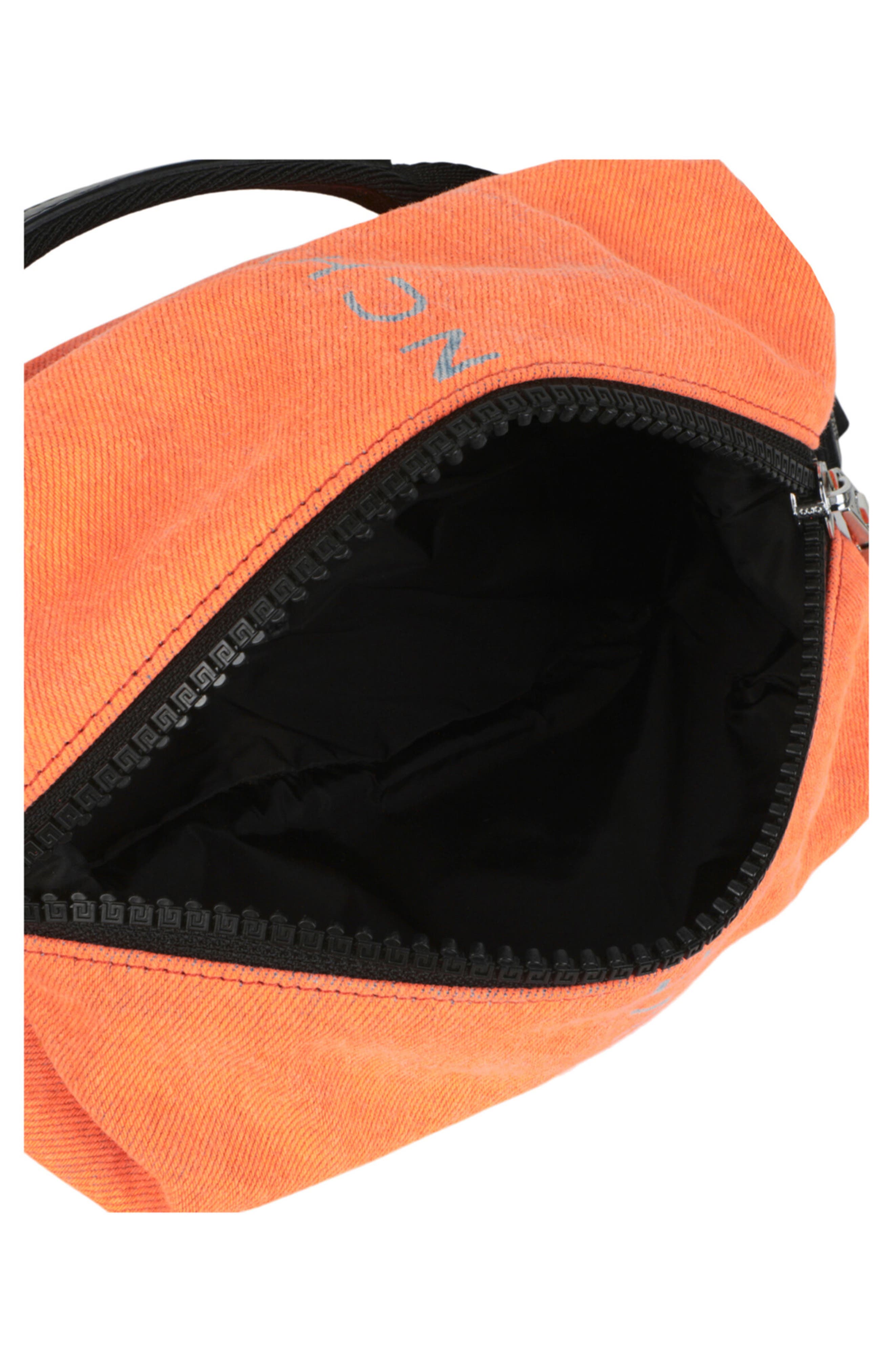 Givenchy Zip Twill Crossbody Bag, Alternate, color, Bright Orange