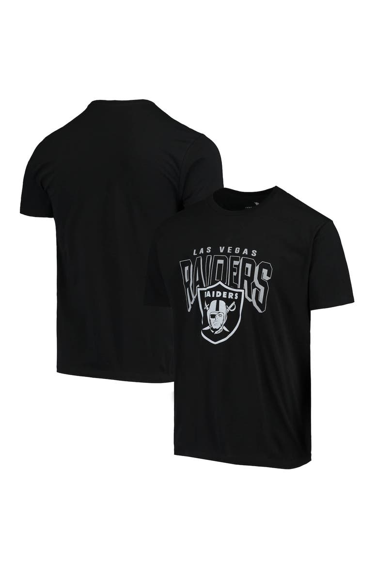 Men's Junk Food Black Las Vegas Raiders Bold Logo T-Shirt, Alternate, color, Black