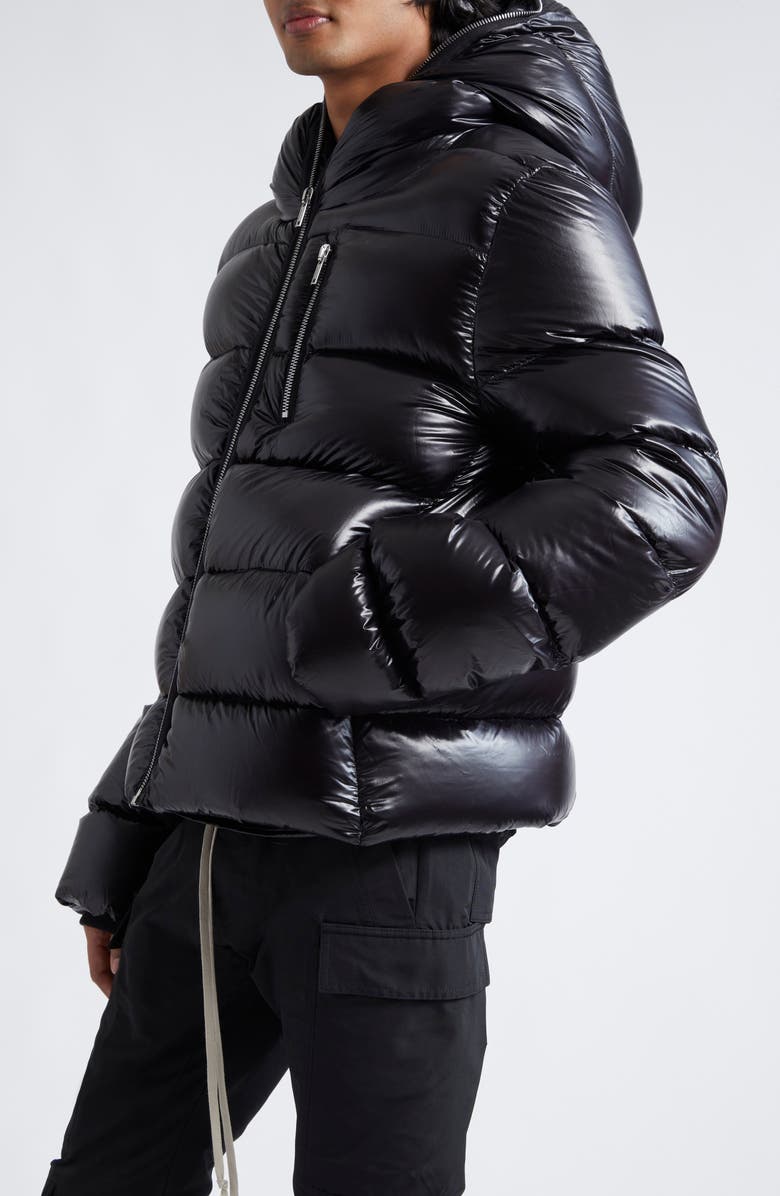 Rick Owens Hooded Down Puffer Jacket, Alternate, color, 